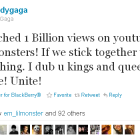 Леді Ґаґа отримала мільярд переглядів відео на Youtube
