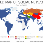 Карта соціальних мереж світу – 2012