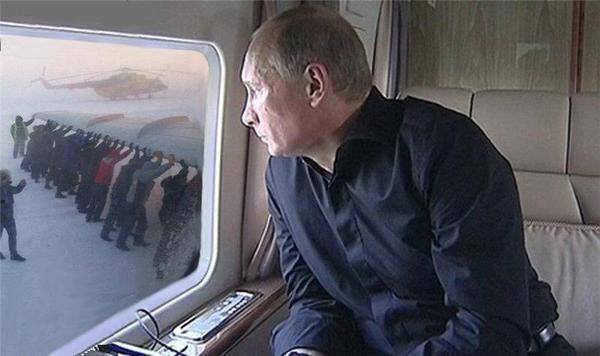 Як росіяни штовхали замерзлий літак: колекція фотожаб
