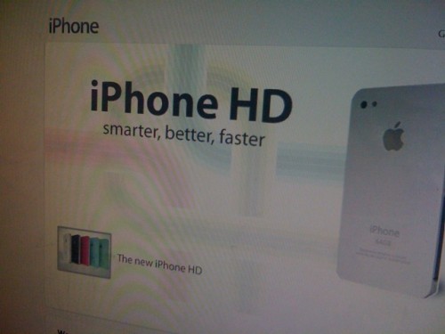 Новий iPhone отримає назву iPhone HD?