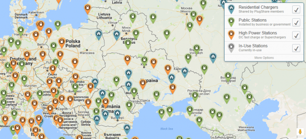 Україна 5 та в світі по розвитку електрокарів