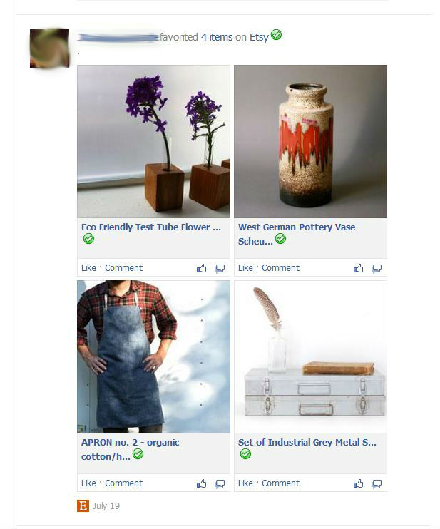 Facebook тестує схожий на Pinterest дизайн для активностей додатків