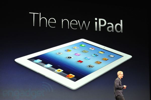 Apple продала за три дні три мільйони нових iPad
