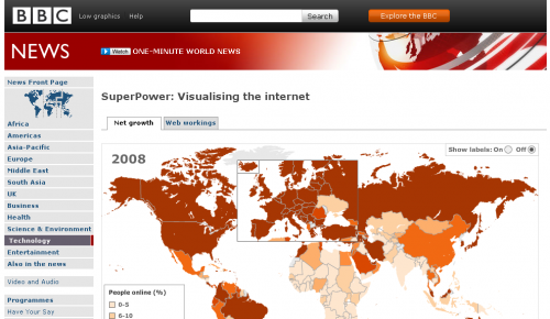 Україна залишається білою плямою на карті інтернету