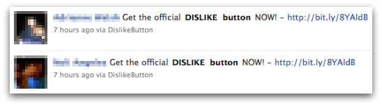 На Facebook поширюється фейкова кнопка Dislike
