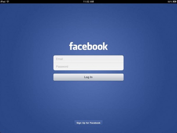 В інтернет потрапили знімки Facebook додатку для iPad