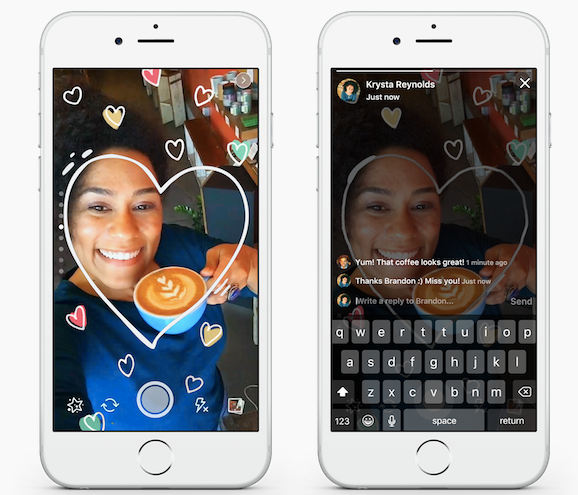 Facebook запускає фільтри маски в стилі месенджера Snapchat