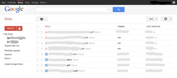 В інтернеті зявилися скріншоти нового сервісу Google Drive