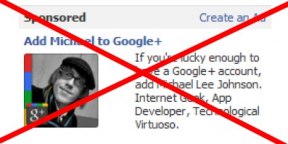 Facebook заблокував рекламу Google+ на своєму сайті