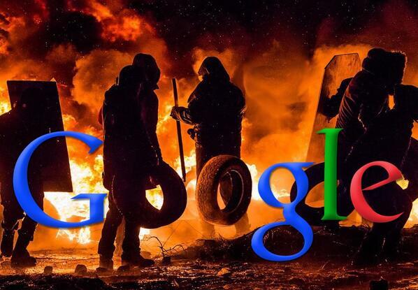 Google doodle про події на Грушевського