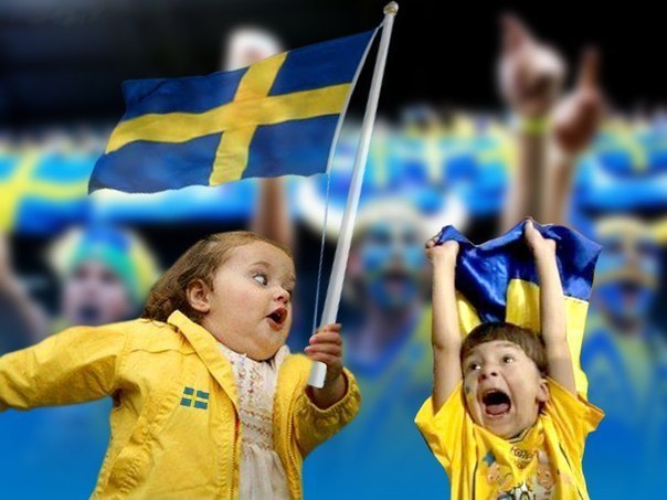 12 веселих картинок про матч Україна Швеція