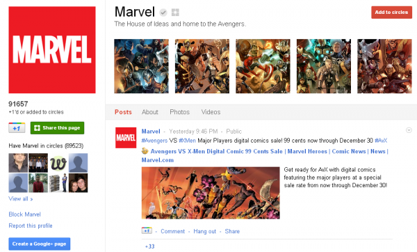 10 найпопулярніших сторінок на Google+