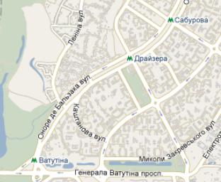 Google наніс на карту Києва неіснуючу гілку метро