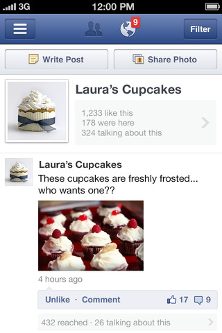 Facebook запускає мобільний додаток для управління корпоративними сторінками