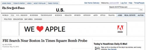 Apple відповіла на рекламу Adobe