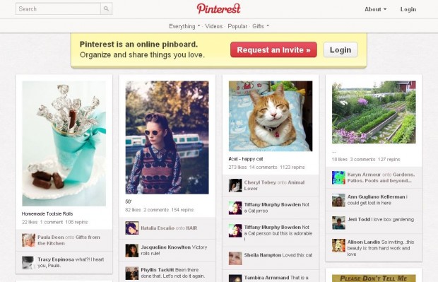 Pinterest визнали найбільш швидкозростаючим сайтом США
