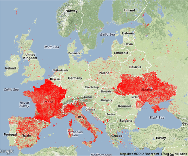 Як виглядає світ на карті української Вікіпедії