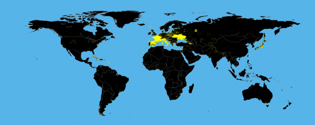 Як виглядає світ на карті української Вікіпедії
