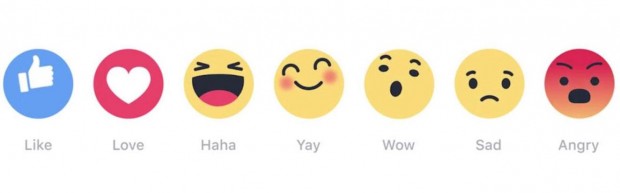 Facebook запускає для всіх користувачів ще 6 додаткових емоцій на заміну кнопці Like