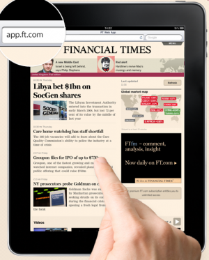 Кількість цифрових передплатників Financial Times перевищила кількість паперових