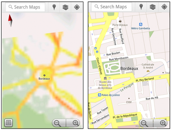 Мобільні Google Maps запрацювали в оффлайн режимі