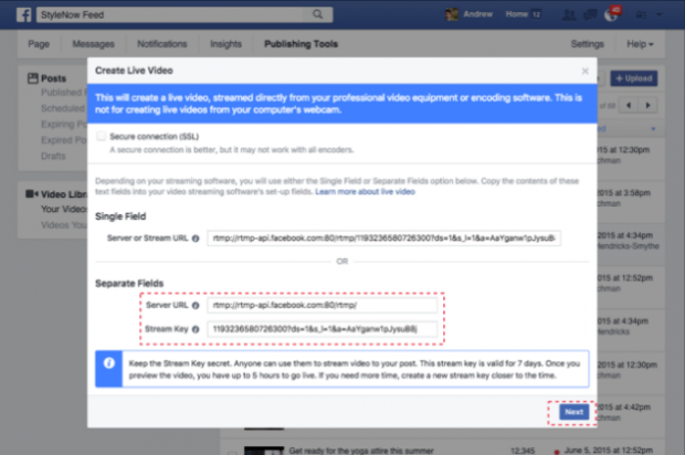 Facebook дозволив планувати прямі трансляції верифікованим екаунтам
