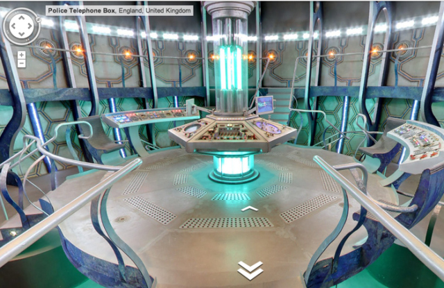 Google Maps дозволили зазирнути до TARDIS із серіалу «Доктор Хто»