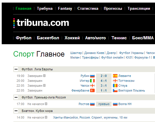 Sports.ru відкрив українську версію