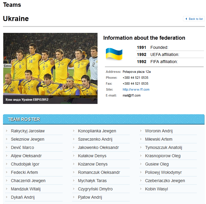 Sbornaya Ukraine on football represents Ukraine at mezhdunarodnыh of Football tournament and tovaryscheskyh meetings