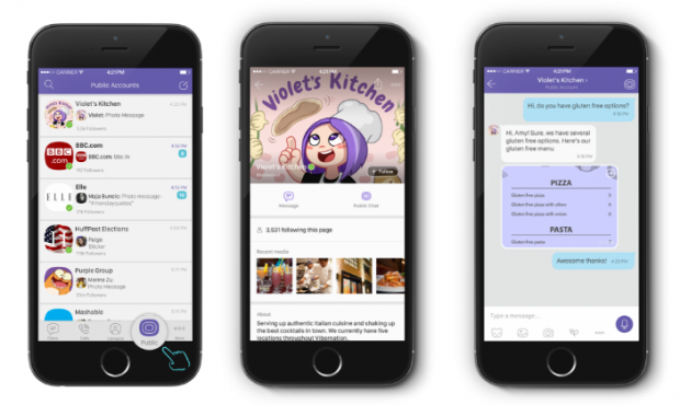 Viber запускає публічні екаунти для бізнесу з можливістю спілкування з користувачами